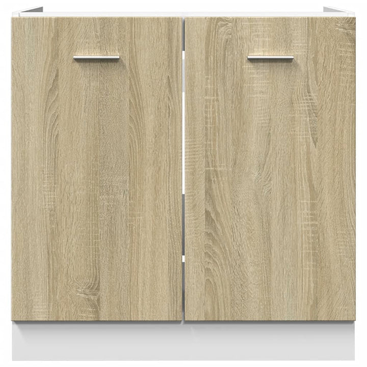 Unterschrank Sonoma-Eiche 80X46X81,5 Cm Holzwerkstoff Sonoma Eiche