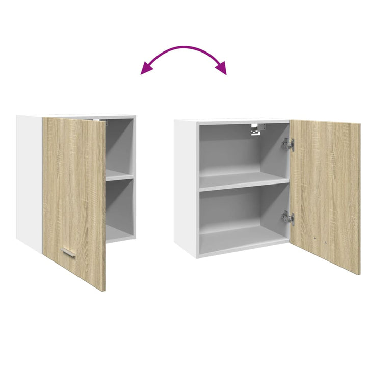 Wandschrank Sonoma-Eiche 50X31X60 Cm Holzwerkstoff Sonoma Eiche