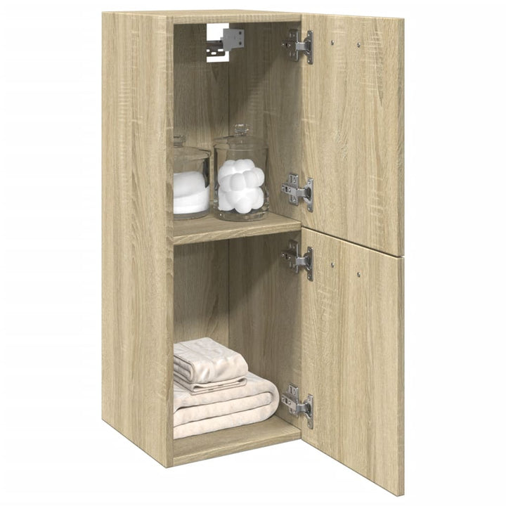 Badezimmerschrank 30X30X80 Cm Holzwerkstoff