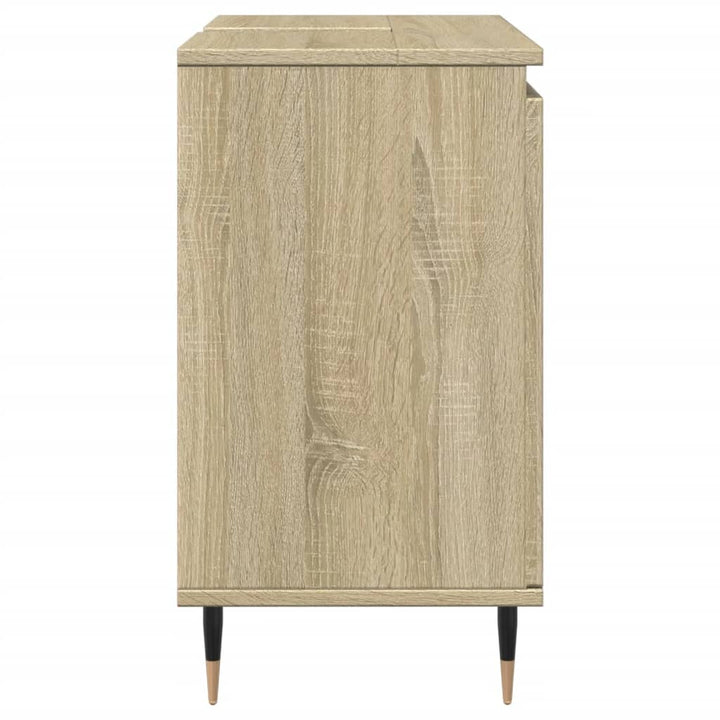 Badschrank Sonoma-Eiche 58X33X60 Cm Holzwerkstoff