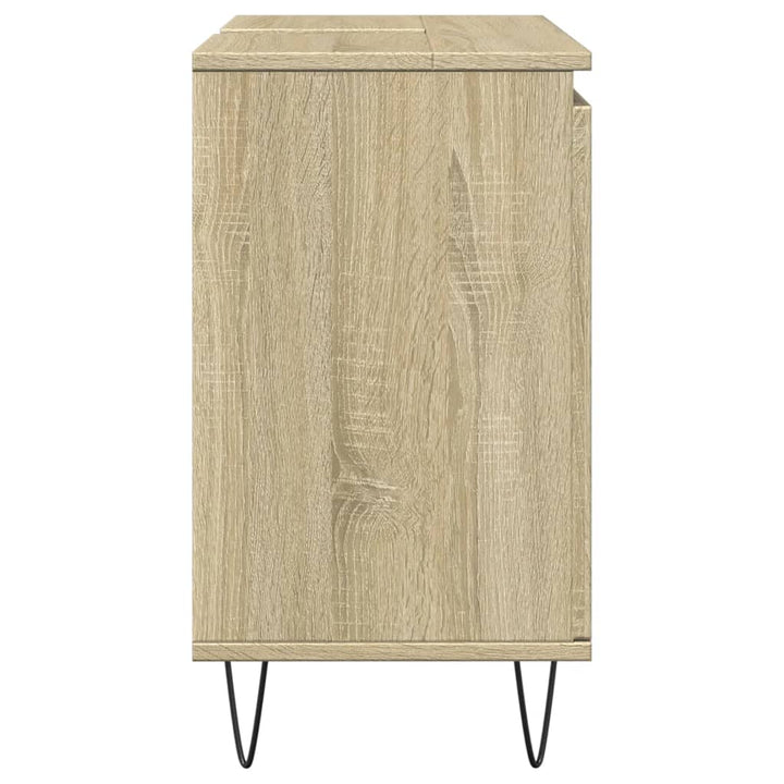 Badschrank Sonoma-Eiche 58X33X60 Cm Holzwerkstoff