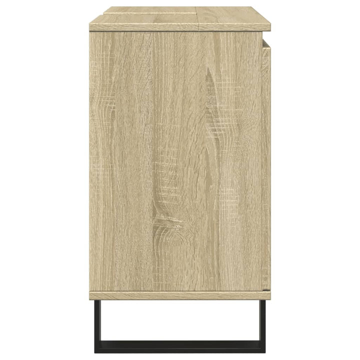 Badschrank Sonoma-Eiche 58X33X60 Cm Holzwerkstoff Taupe