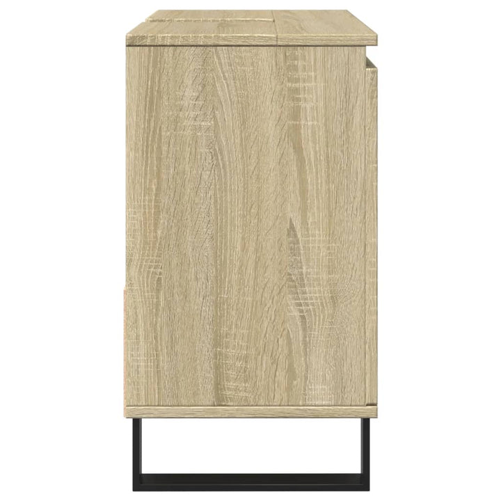 Badschrank Sonoma-Eiche 65X33X60 Cm Holzwerkstoff