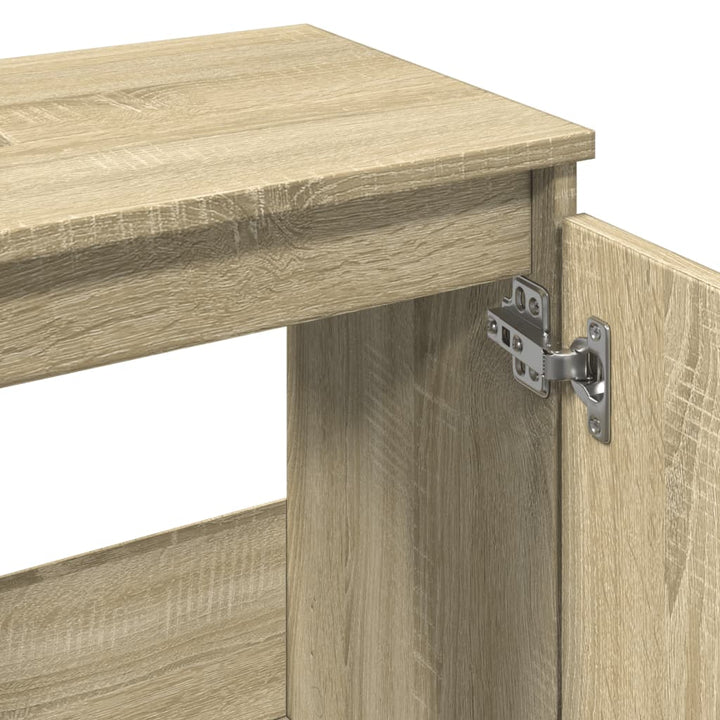 Badschrank Sonoma-Eiche 65X33X60 Cm Holzwerkstoff