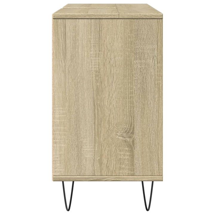 Badschrank Sonoma-Eiche 80X33X60 Cm Holzwerkstoff