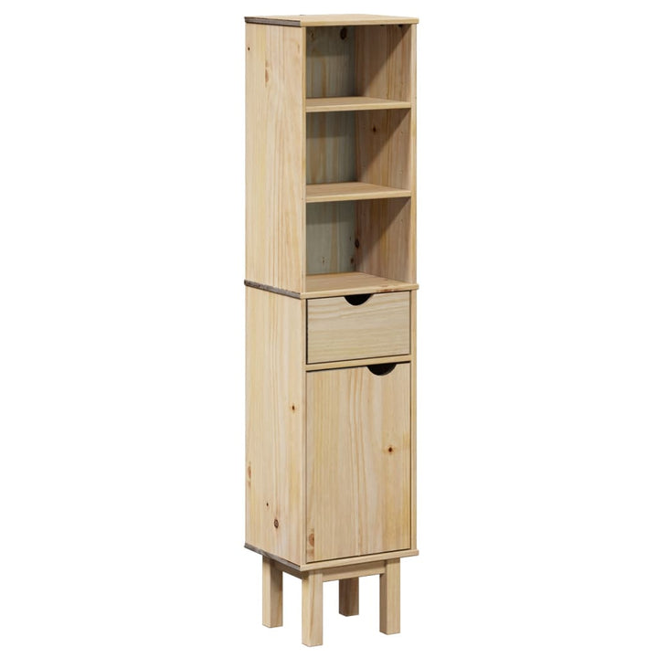 Badschrank Otta 35X30X159 Cm Massivholz Kiefer