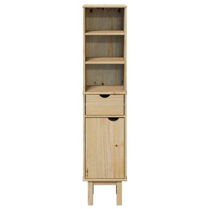 Badschrank Otta 35X30X159 Cm Massivholz Kiefer