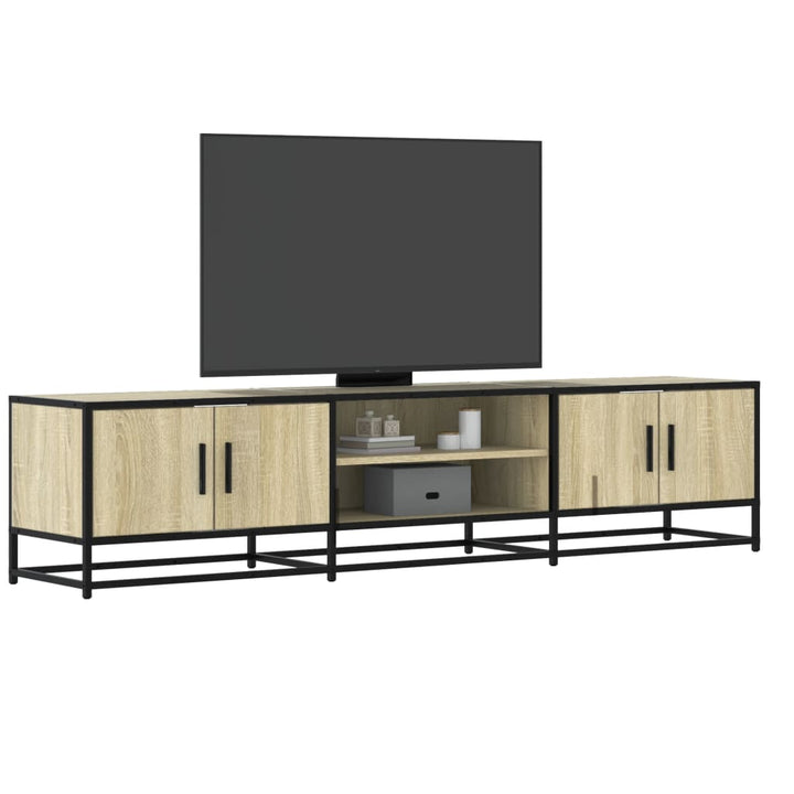 Tv-Schrank 100X35X41 Cm Holzwerkstoff Und Metall