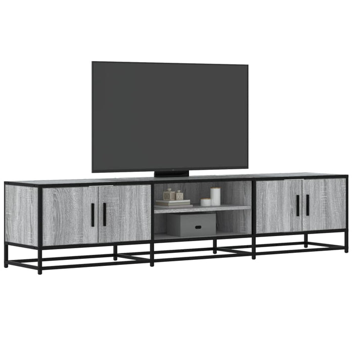 Tv-Schrank 100X35X41 Cm Holzwerkstoff Und Metall