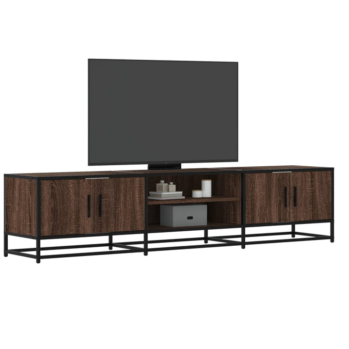 Tv-Schrank 100X35X41 Cm Holzwerkstoff Und Metall