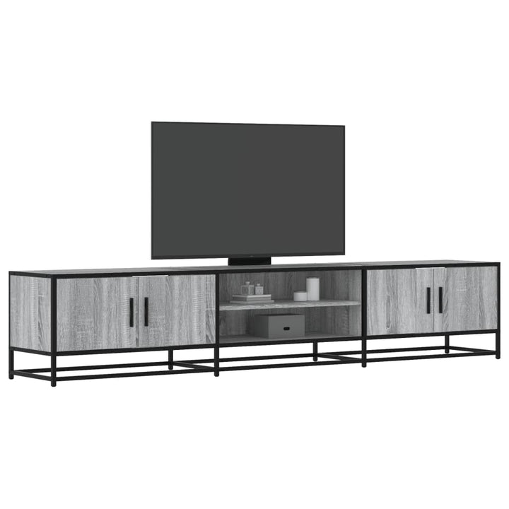 Tv-Schrank 100X35X41 Cm Holzwerkstoff Und Metall