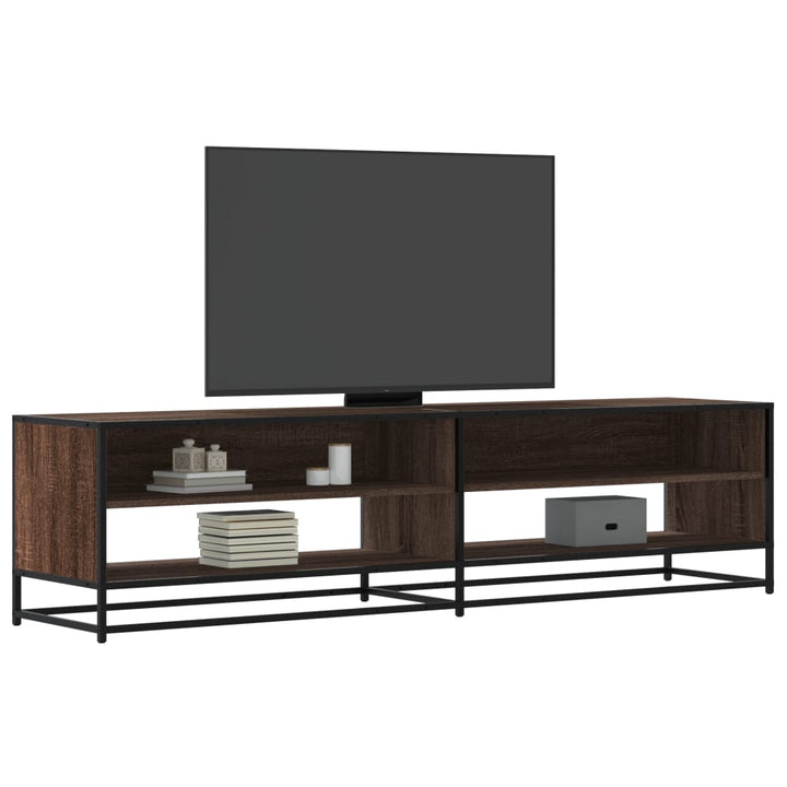 Tv-Schrank Braun Eichen-Optik 180X40X46 Cm Holzwerkstoff