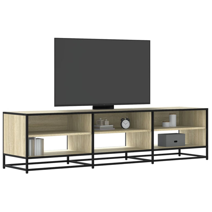 Tv-Schrank Braun Eichen-Optik 180X40X46 Cm Holzwerkstoff