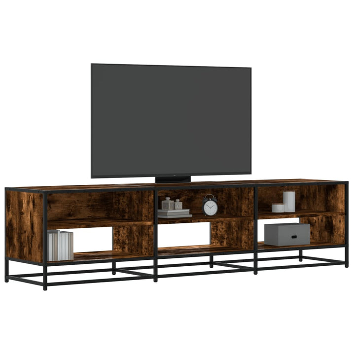 Tv-Schrank Braun Eichen-Optik 180X40X46 Cm Holzwerkstoff