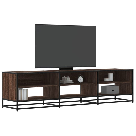 Tv-Schrank Braun Eichen-Optik 180X40X46 Cm Holzwerkstoff