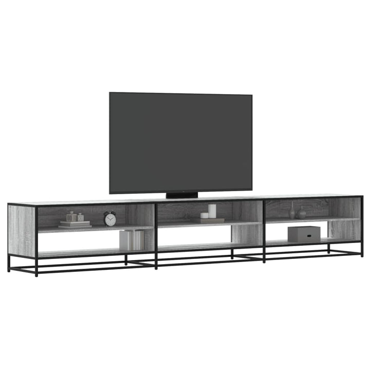 Tv-Schrank Braun Eichen-Optik 180X40X46 Cm Holzwerkstoff