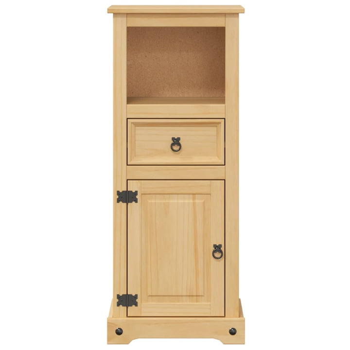 Badschrank Corona 45X33X110 Cm Massivholz Kiefer Sonoma Eiche