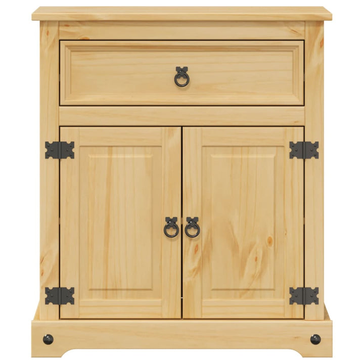 Badschrank Corona 70X33X80 Cm Massivholz Kiefer Rosa