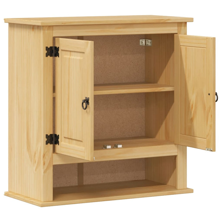 Bad-Wandschrank Corona 70X33X71,5 Cm Massivholz Kiefer Rosa