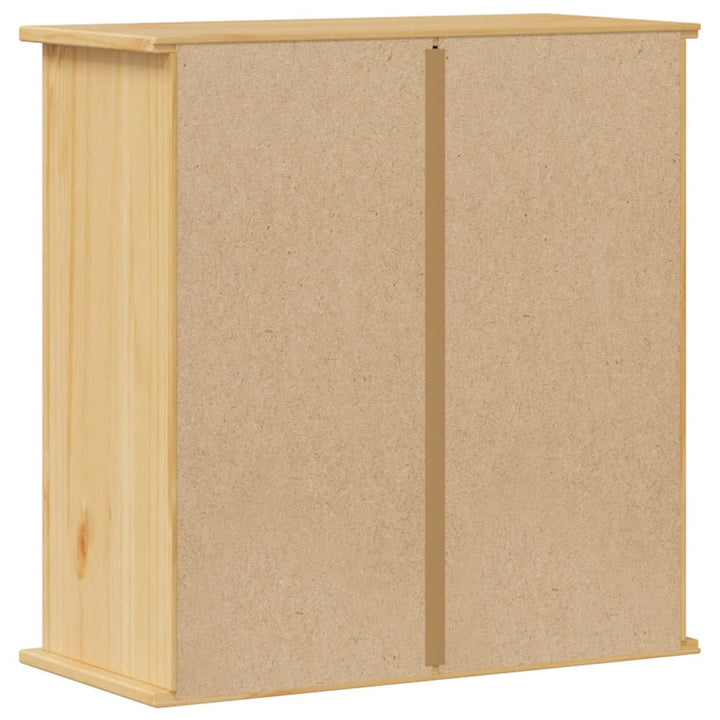 Bad-Wandschrank Corona 70X33X71,5 Cm Massivholz Kiefer Rosa