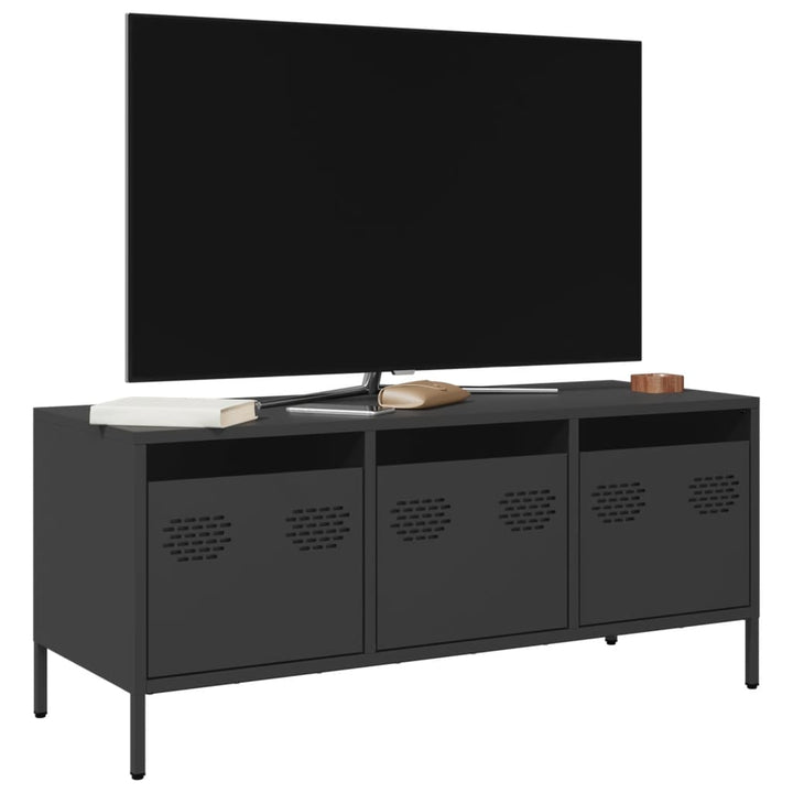 Tv-Schrank 68X39X43,5 Cm Kaltgewalzter Stahl