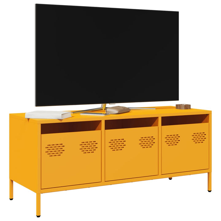 Tv-Schrank 68X39X43,5 Cm Kaltgewalzter Stahl