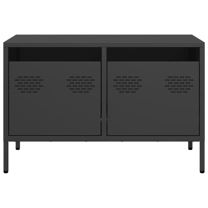 Tv-Schrank 68X39X43,5 Cm Kaltgewalzter Stahl