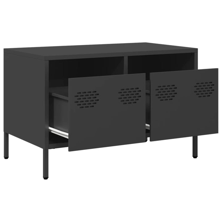 Tv-Schrank 68X39X43,5 Cm Kaltgewalzter Stahl