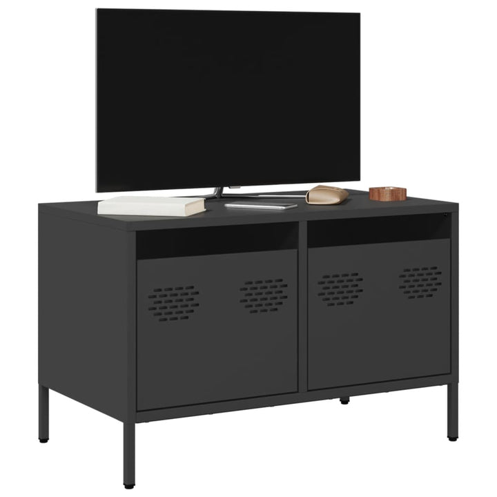 Tv-Schrank 68X39X43,5 Cm Kaltgewalzter Stahl