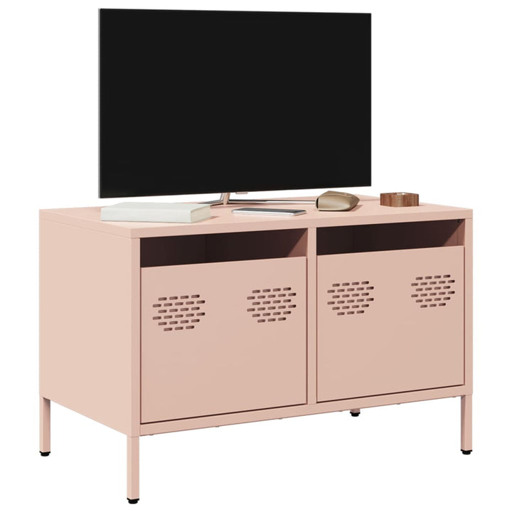 Tv-Schrank 68X39X43,5 Cm Kaltgewalzter Stahl