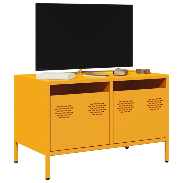 Tv-Schrank 68X39X43,5 Cm Kaltgewalzter Stahl