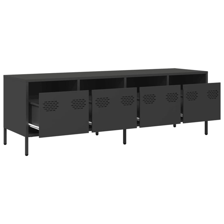 Tv-Schrank 135X39X43,5 Cm Kaltgewalzter Stahl