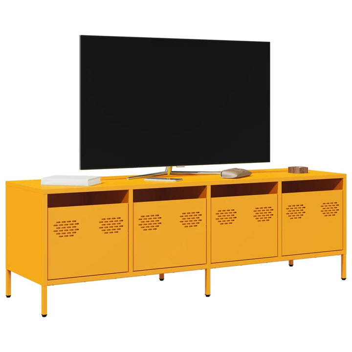 Tv-Schrank 135X39X43,5 Cm Kaltgewalzter Stahl