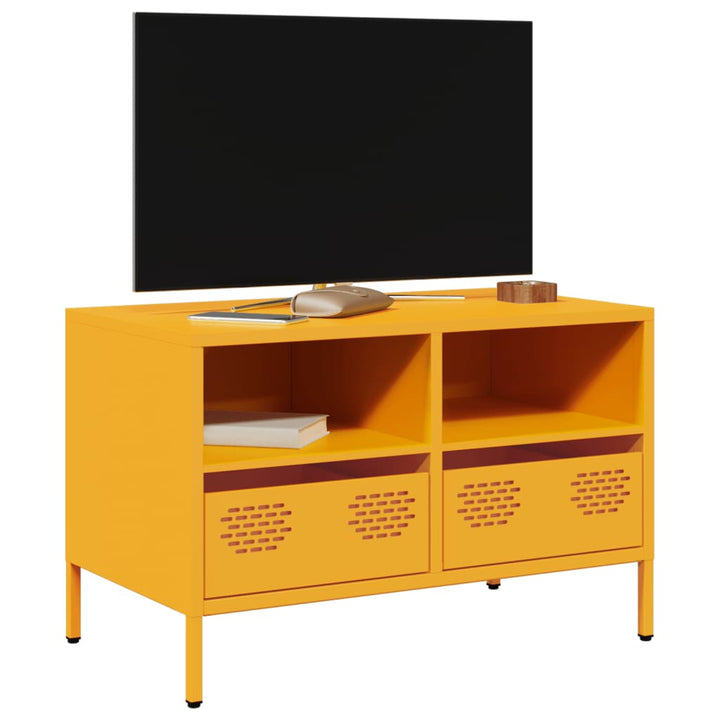 Tv-Schrank 68X39X43,5 Cm Kaltgewalzter Stahl