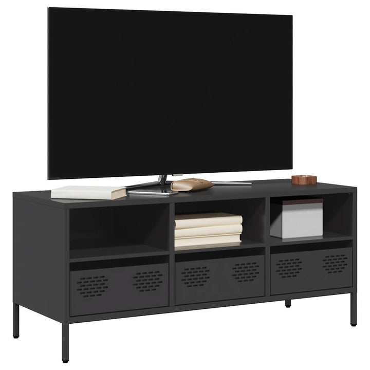 Tv-Schrank 68X39X43,5 Cm Kaltgewalzter Stahl