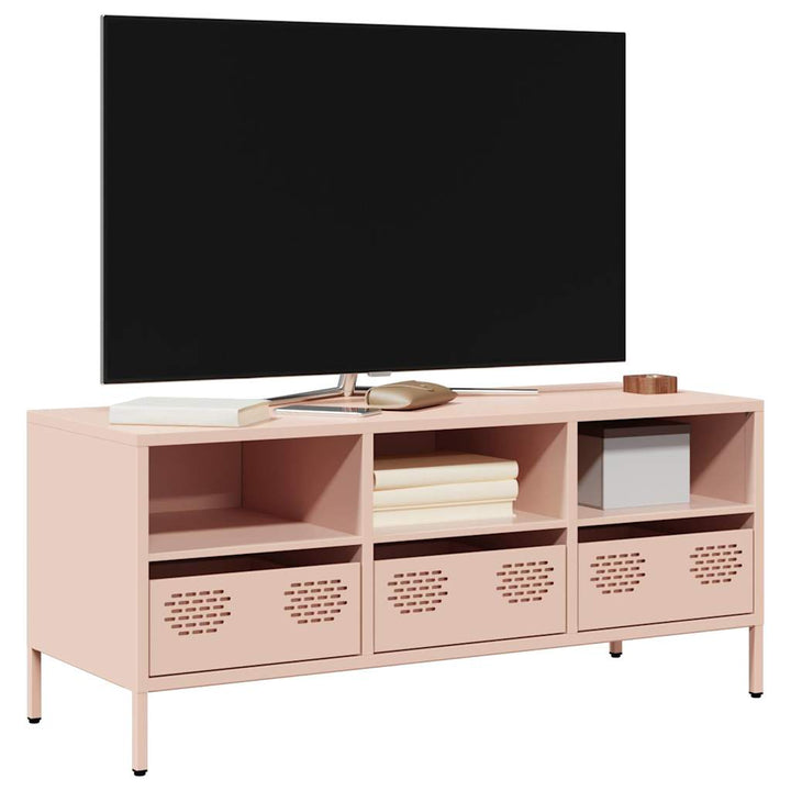 Tv-Schrank 68X39X43,5 Cm Kaltgewalzter Stahl