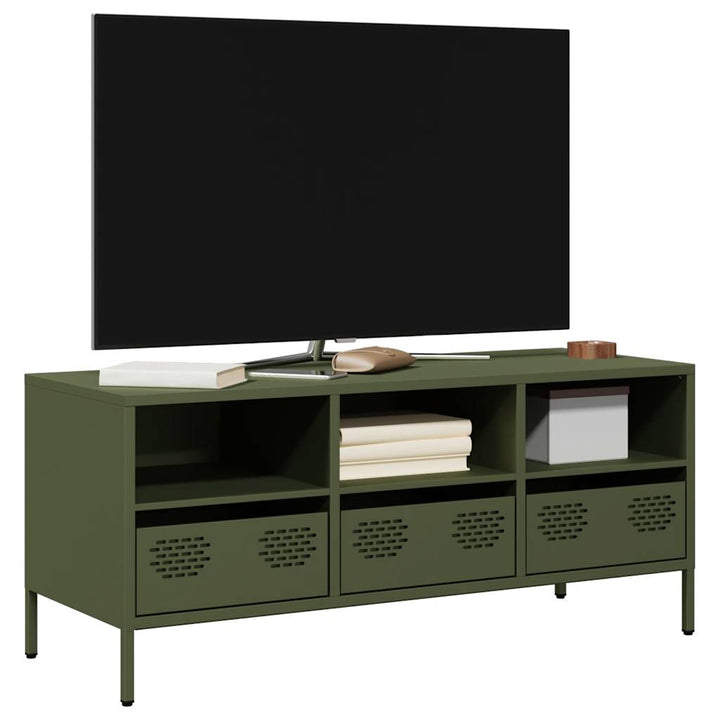 Tv-Schrank 68X39X43,5 Cm Kaltgewalzter Stahl