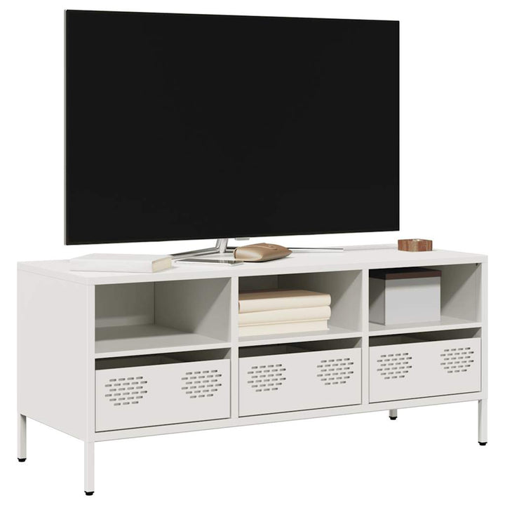 Tv-Schrank 68X39X43,5 Cm Kaltgewalzter Stahl