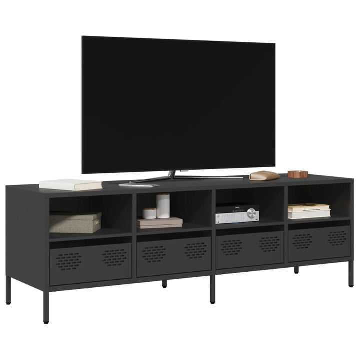 Tv-Schrank 68X39X43,5 Cm Kaltgewalzter Stahl