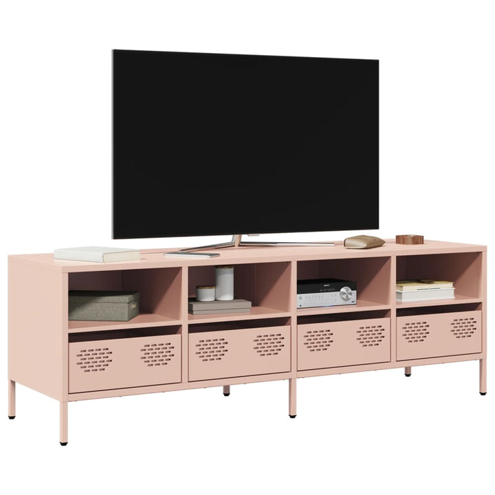 Tv-Schrank 68X39X43,5 Cm Kaltgewalzter Stahl