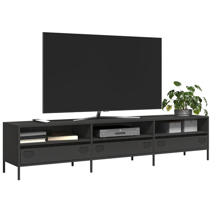 Tv-Schrank 135X39X43,5 Cm Kaltgewalzter Stahl