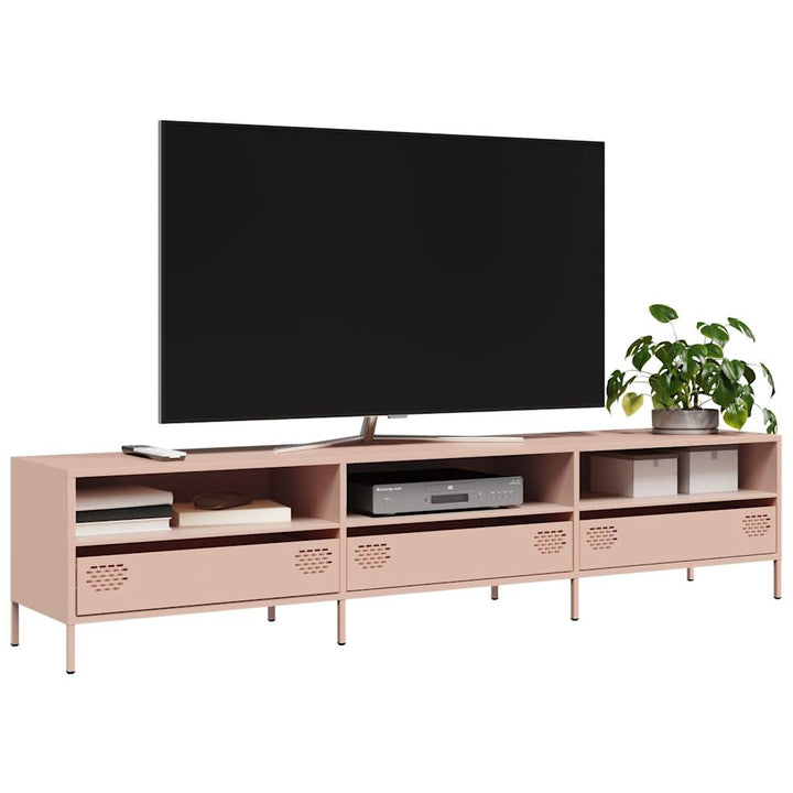 Tv-Schrank 135X39X43,5 Cm Kaltgewalzter Stahl