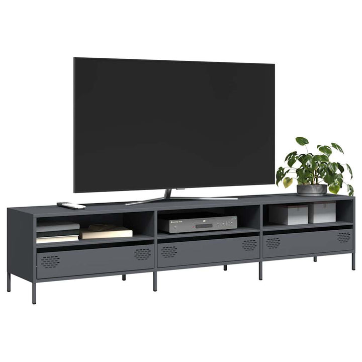 Tv-Schrank 135X39X43,5 Cm Kaltgewalzter Stahl