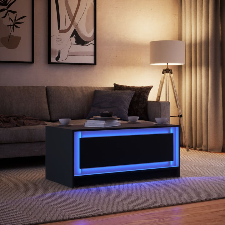 Led-Couchtisch Holzwerkstoff