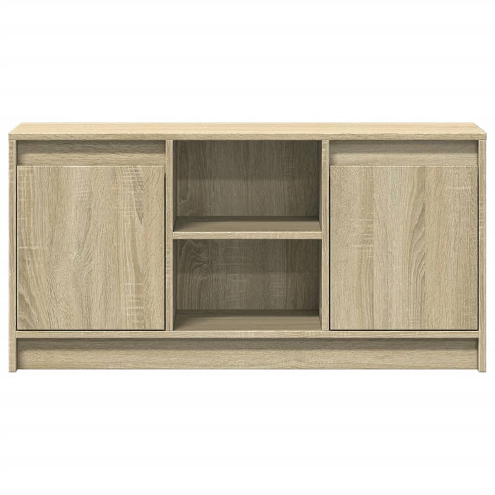 Tv-Schrank Mit Led-Beleuchtung Sonoma-Eiche 100X34X50 Cm