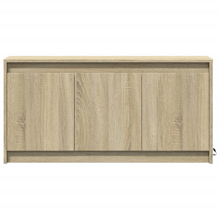 Tv-Schrank Mit Led-Beleuchtung Sonoma-Eiche 100X34X50 Cm