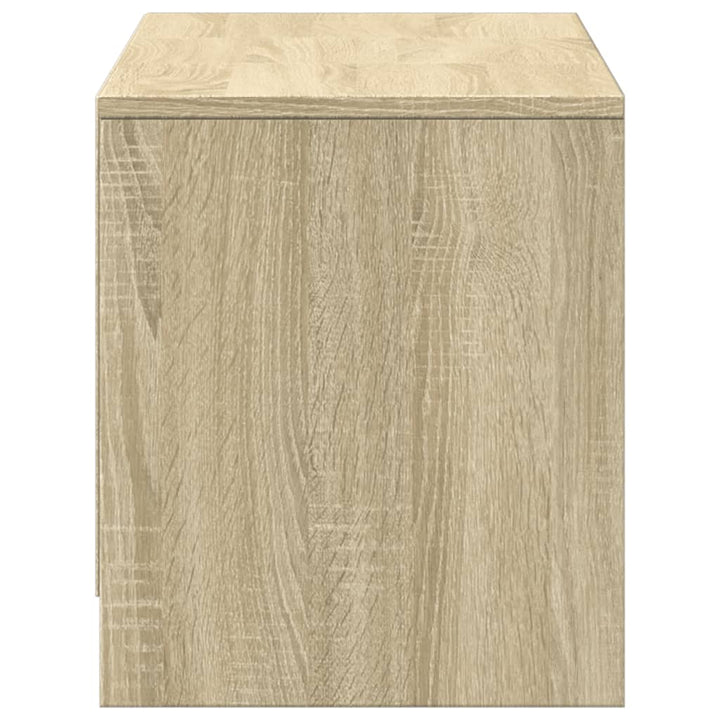 Tv-Schrank Led Sonoma-Eiche 97X34X40 Cm Holzwerkstoff