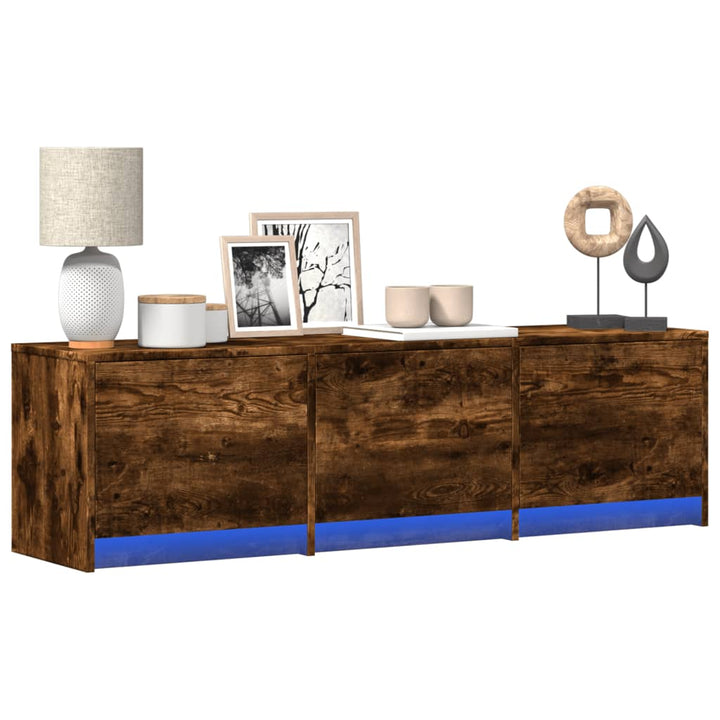 Tv-Schrank Led Sonoma-Eiche 97X34X40 Cm Holzwerkstoff