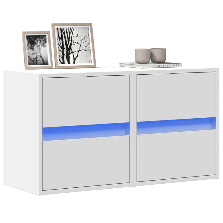 Tv-Wandschrank Mit Led 180X31X45 Cm