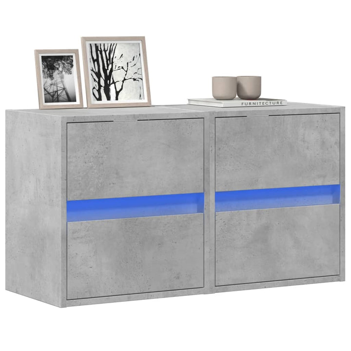 Tv-Wandschrank Mit Led 180X31X45 Cm